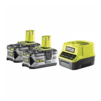 RYOBI RC18120-250 Batterie-Kit-Ladegerät 18V ONE+ 2x5,0 Ah