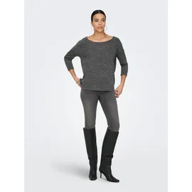 Only ONLALBA 3/4 Top Grau XS