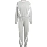 Adidas Damen Laziday Track Suit Trainingsanzug, Medium Grey Heather, S