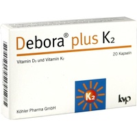 Köhler Pharma GmbH Debora plus K2 Kapseln 20 St.