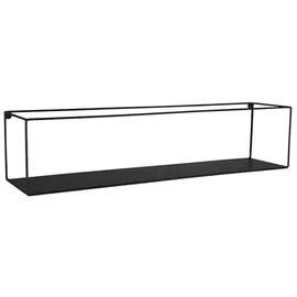 Mirrors and More Wandregal Tinka 65 x 15 x 15 cm Schwarz