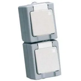 Kopp Schuko-Steckdose 2-fach grau 2 St.