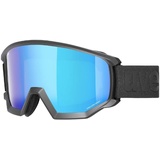 Uvex athletic CV black matt, mirror blue one size