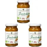 Rigoni di Asiago Fiordifrutta - Fruchtaufstrich - Aprikose Bio, 250 g (Packung mit 3)