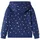 vidaXL Kinder-Kapuzenpullover Marineblau 128 – mit Tupfenmuster - 128