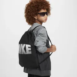 Nike Kindertasche mit Kordelzug (12 l) - Schwarz, EINHEITSGRÖSSE