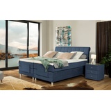 Ada trendline Boxspringbett »Elsa mit Motor«, blau