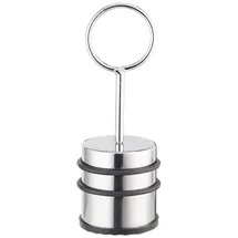 Relaxdays Türstopper Silber 21 cm