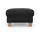 Home Affaire Polsterhocker Summer Cord 77 x 48 x 67 cm Grau
