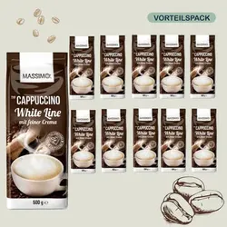 MASSIMO Alle Sorte - Vorteilspack - MASSIMO Cappuccino White Line 10 x 500g