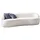 SalesFever Nierensofa Bouclé Stoff 2-Sitzer Weiß