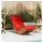 vidaXL Sonnenliege 100 x 154 x 0 cm Rot