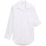 Tom Tailor Damen Hemdbluse mit Brusttasche aus Baumwolle, 20000 - White, 36