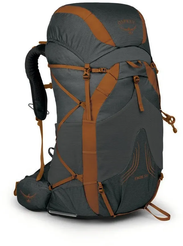 Osprey Exos 58 - Tourenrucksack - dark charcoal grey - S/M