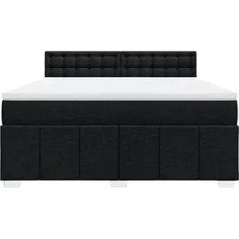 vidaXL Boxspringbett 180 x 200 cm Schwarz