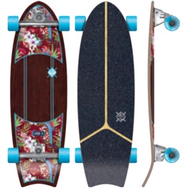 Flying Wheels Surf Skateboard 31 Parrot 31“