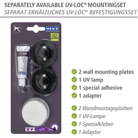 Wenko Eckregal Trestina 2 Etagen schwarz