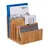 Relaxdays Dokumentenhalter Bambus Schreibtisch-Organizer Natur 1 St.