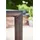 Siena Garden Silva Gartentisch 180 x 100 x 74 cm Anthrazit/Wood grey