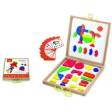 VIGA Magnet-Formenspiel mehrfarbig