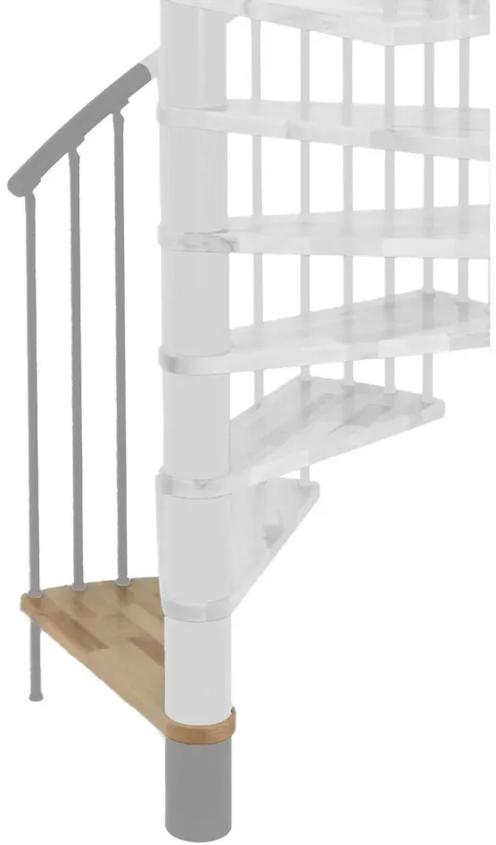 Minka Höhenerweiterung für SPIRAL EFFECT, 356 cm, 120 cm,Eiche,Grau,lackiert