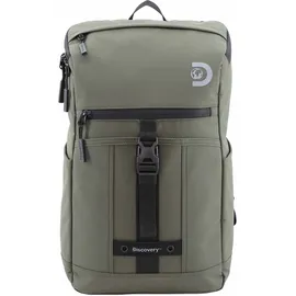 DISCOVERY Sportrucksack "Shield", Herren, Gr. B/H/T: 29cm, grün (khaki), Kunstfaser, unifarben, Rucksäcke, aus hochwertigem rPet-Material