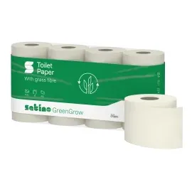BlackSatino Toilettenpapier GreenGrow 3-lagig 8 Stück