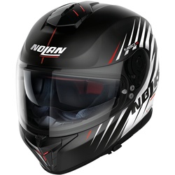 Nolan N80-8 Kosmos N-Com Helm, zwart-wit, L