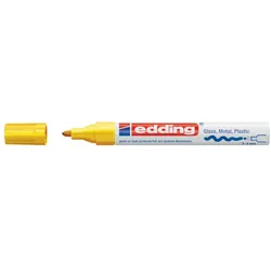 EDDING 750, Gelb, Weiß, Gelb, 1 Farben, Rundspitze, Rund, 2 mm