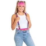 Folat 64549 Regenbogenfarbene Panther Hosenträger, mehrfarbig