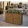 Herstera Pflanzkübel Deco Planter Divider L 120 x 40 x 80 cm Schwarz