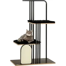 PawHut Kratzbaum 128 cm schwarz