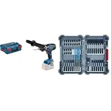 Bosch Professional BITURBO Akku Schlagbohrschrauber GSB 18V-150 C (ohne Akkus und Ladegerät) + 35-tlgs. Bohrer Bit Set (Pick and Click, Zubehör für Schlagschrauber, mit Bits und Universalhalter)