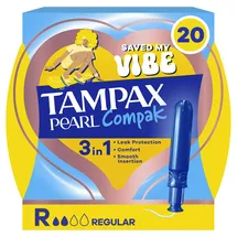 Tampax Compak Pearl Tampons regulär mit Applikator 16 St.