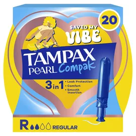 Tampax Compak Pearl Tampons regulär mit Applikator 16 St.