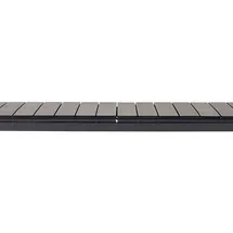 VCM Willy Gartentisch 95 x 230/287 x 40 cm Schwarz