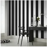 Superfresco Easy Vliestapete Streifen, Streifen, (1 St), Weiss/Schwarz - 10mx52cm schwarz|weiß
