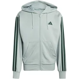 adidas Essentials 3-Streifen Kapuzenjacke Herren Wonder Sage/Collegiate Green L