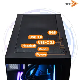 dcl24.de dcl24 Highend Streaming PC Intel i9-14900KF, RTX4080 Super, 64GB RAM, 2TB SSD, Gamer PC mit 24x6.0 GHz, WLAN, Windows 11 Pro Gaming PC für Streamer