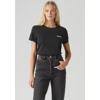 Levi's Levi's® T-Shirt »THE PERFECT TEE«, mit floralem Batwing-Logoprint, schwarz