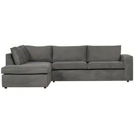 Livetastic Ecksofa Thomas Dunkelgrau