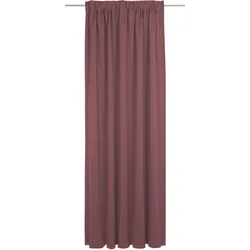 Vorhang WIRTH "Uni Collection", rot, B:142cm H:145cm, Baumwolle (Bio-Baumwolle), Gardinen, nach Maß