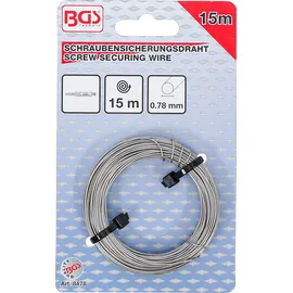 BGS Schrauben-Sicherungsdraht 8478, 15 m, Edelstahl