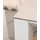 Dehner Gartentisch Palermo, bis zu 8 Sitzplätze, 160 x 74 x 90 cm, Aluminium pulverbeschichtet/Stein, weiß