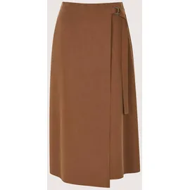 Madeleine Maxirock Damen Wickelrock Braun 48