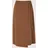 Madeleine Maxirock Damen Wickelrock Braun 48