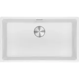 Franke MRG 110-72 links Unterbaubecken Fragranit Glacier Handbetätigung 1100 x 720 mm