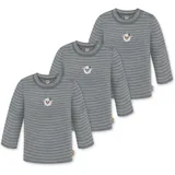 Normani Outdoor Sports Normani, Herren, Funktionsshirt, 3er Pack Baby Merino Longsleeve „Taupo" | 9467 (62), Grau, 62