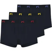 NAME IT Jungen Nkmboxer 3p Noos Unterhose, Schwarz, 122 EU