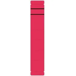 Rückenschild lang schmal rot NEUTRAL selbstklebend Packung 10 Stück